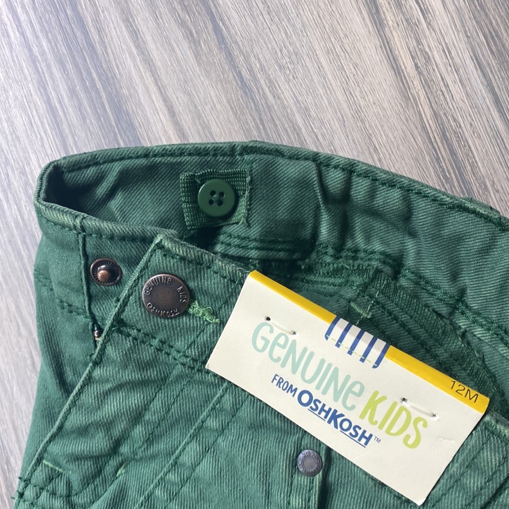 NWT Genuine Kids From OshKosh Jeans Adjustable Waist “The Skinny” Size 12 Months - Picture 10 of 10
